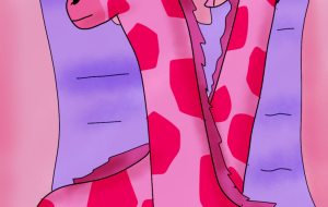 ピンクのキリン - ましゅまろまかろん