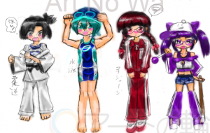 スポーツをする人3 - チリイラスト