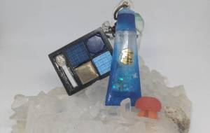 星空コスメのキーホルダー - 宇宙くらげ