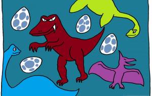 恐竜 - 工房はんど yu-ma