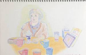 母とファミレス - おもちわーくす