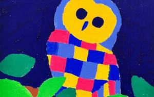 ふくろう - いしだちょこ