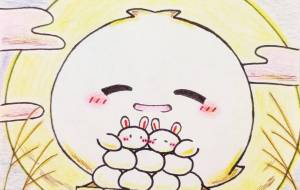 おばけとお月見 - まろ