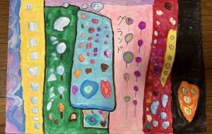 学校のグランド - ちーちゃん(千花)