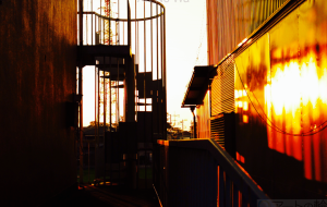 夕陽に包まれた街角 - Sato-C