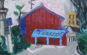 自転車置き場のある家 - 本田良行