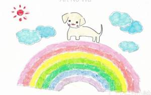 ワンちゃんと虹 - Asami