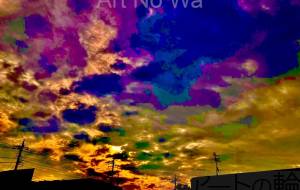 夕暮れの雲 - フェサギ