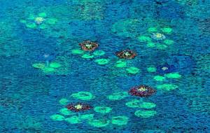 青の湖面 - フミ