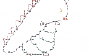 ドット柄かいじゅう - yuka