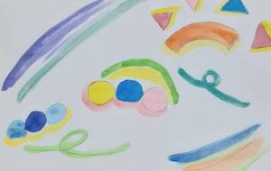 カラフルな模様 - ティアラ