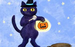 ねこのふしぎなハロウィン - Flade