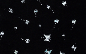 花に舞う蝶 - 柴田 和子