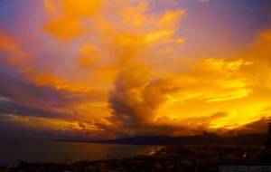 吸い込まれそうな夕陽 - Sato-C