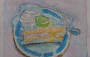 シャインマスカットのケーキ - まかろんちゃん