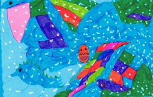 海の中の抽象画 - 工房はんど hito-me