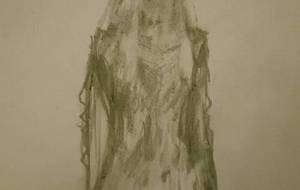 ウェディングドレス衣装の、みーちゃん、愛してるよ、僕は、夢見る - 真鍋哲地