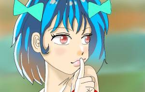 ドレスの女性 - 金垣魯文