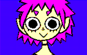 ピンク髪の子 - 黒越瑠香