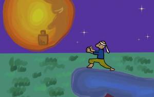 赤い月と修行 - 宇佐山彩葉