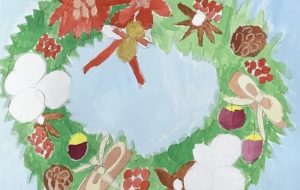 クリスマスリース - わかな