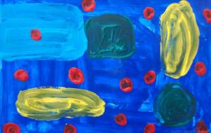 抽象画 - まかろんちゃん