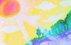 森林に差し掛かる太陽の光 - ましゅまろまかろん