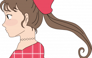 大きなリボンの女の子 - ゆず