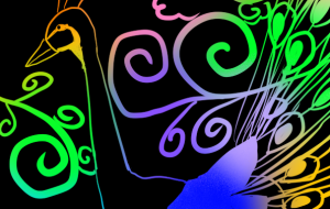 七色クジャクの空の旅 - ましゅまろまかろん