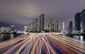 屋形船の光跡 - Masafumi