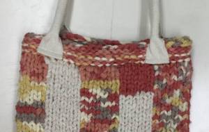 毛糸のバッグ - めぐみ