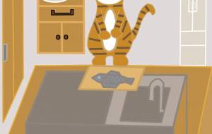 猫君が御飯を作っている所 - アクター