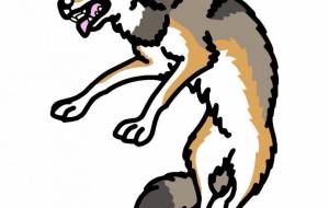 ヨーロッパオオカミ - シマハイエナ