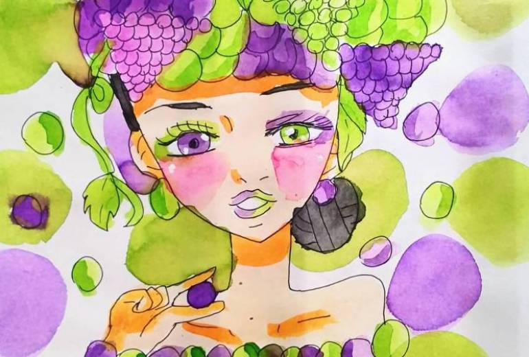 葡萄とマスカット