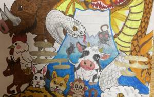 お正月だよ、十二支の動物、大集合 - S.LOVE