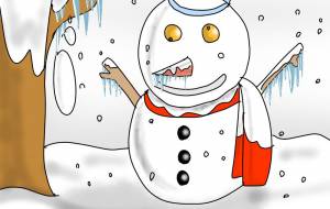 雪だるま - 金垣魯文