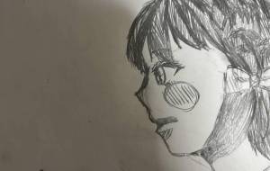 蝶々を戯れてる女の子 - haruka