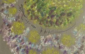 秋の月 - 絵言葉