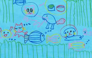 海の中で暮らす生き物たち - 工房はんど hito-me