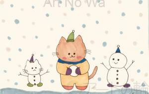 猫と雪だるま - Junna