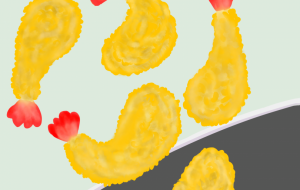 エビの天ぷらかフライ - ゆめ大福