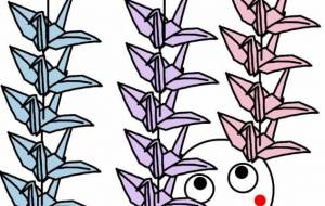 ツルの飾りきれいだなぁ〜ぷにちゃん - しずく