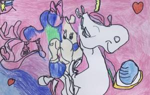 馬に乗った少女 - みか