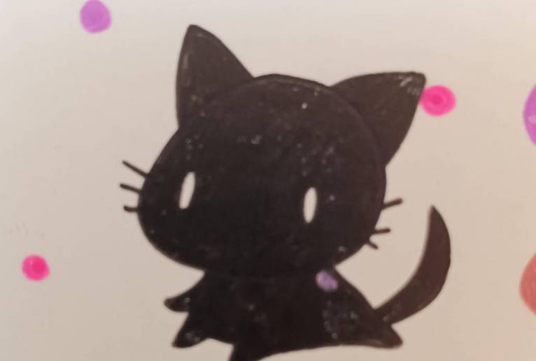 開脚黒猫 - ぺりどっとらいと 