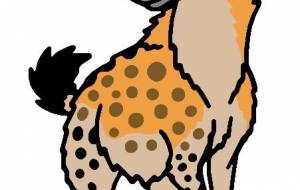 ブチハイエナ - シマハイエナ