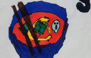 ムンクの叫びラーメン - ゆん