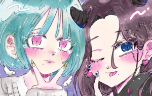 天使と悪魔.ᐟ.ᐟ - おひさま