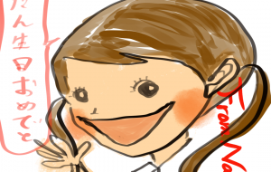 お誕生日カード - nao.k