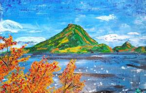 紅葉の榛名湖 - 萩原克典