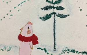 雪が積もったよ - 喜子